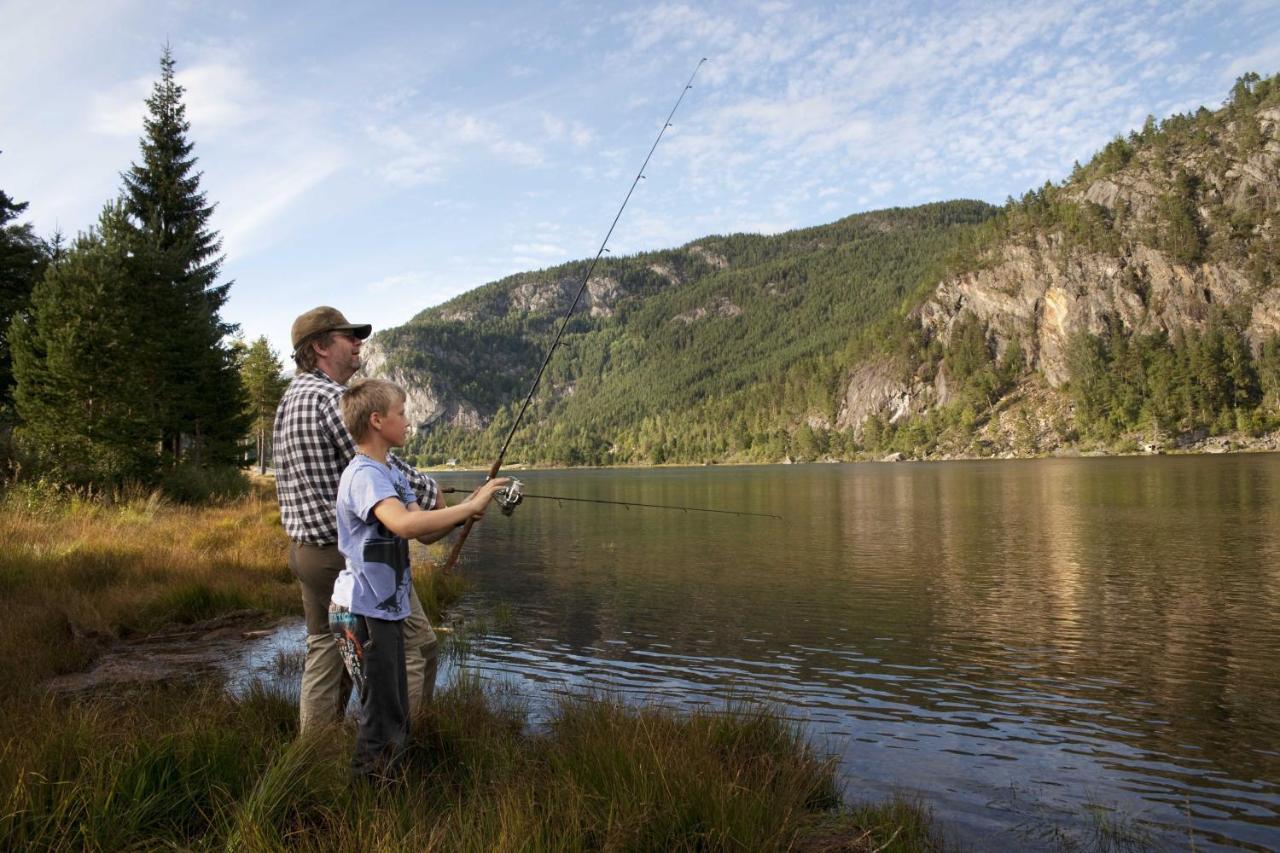 Solvgarden Camping Rysstad Exteriör bild